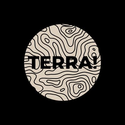 Terra! Recording Studio Brand Identity & Digital Presence-1 Terra! main logo in beige and black