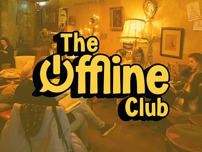 The offline club brand identity The Offline Club sustainable brand logo